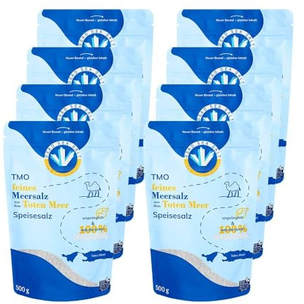 8 sale TMO, fine sale naturale del Mar Morto, 500 g