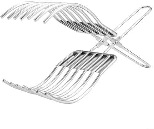 Pinza per tagliare pane arrosto in acciaio inox, facile e sicura, per affettare senza sforzo