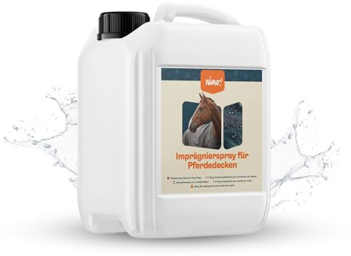 nimo® Imprägnierspray für Pferdedecken | Spray-On Imprägnierung | Imprägnierung, Versiegelung gegen Nässe und Schmutz | Atmungsaktiv | Regenschutz für Pferdedecken