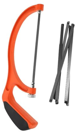 Louttary Mini-Säge, kleine Säge, Holzbearbeitung, Basteln, kleine Metallsäge, multifunktional, kleine Handsäge aus Metall