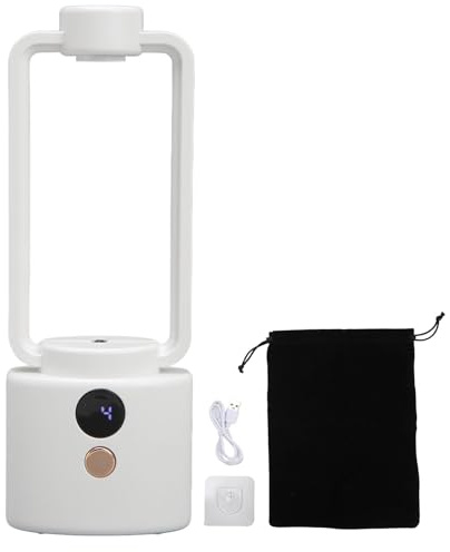 NSXAYIWE tragbarer Duftdiffusor, Therapie ätherisches Öldiffusor, Wanddiffusor, montierbares automatisches, farbenfrohes Licht für große Raum, Büro, Spa (weiß)