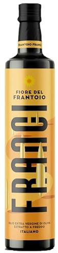 FRANCI FIORE DEL FRANTOIO OLIO EXTRAVERGINE DI OLIVA 100% ITALIANO 6 BOTTIGLIE DA 750 ML OLIO EVO DI ALTA QUALITÀ SPREMITURA A FREDDO
