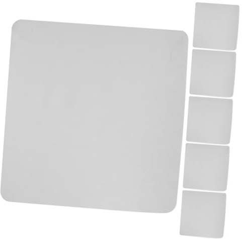 EPIGEIST 6 pièces Chiffon Microfibre Nettoyant pour Lunettes Gris Lingette Douce Anti-Rayures pour Verres Objectifs et Écrans Absorbant Peluches Pratique pour Usage Quotidien