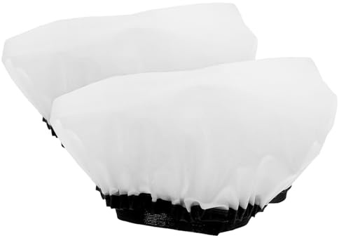 OUNONA Coprilampada Rotondo Morbido per Lampada Fotografica Diffusore Luce di Riempimento 27 CM Set 2 Pezzi per Fotografia Ritrattistica Video e Uso Domestico