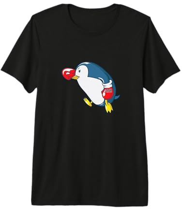 Kampf gegen Pinguinboxen im MMA Premium T-Shirt