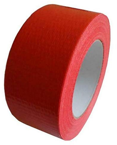 1 Rolle Klebeband Gewebeband Panzerband Panzertape 50m X 48mm rot