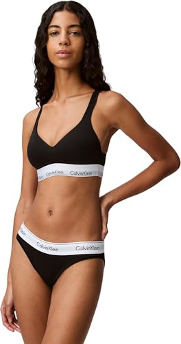 Calvin Klein Slip Forme Bikini Femme sous-Vêtement, Noir (Black), L