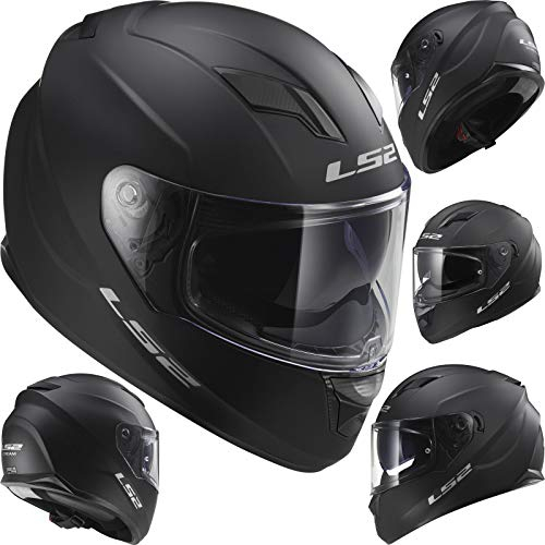 LS2 Motorradhelm STREAM EVO Mat, Schwarz mat, Größe XXL