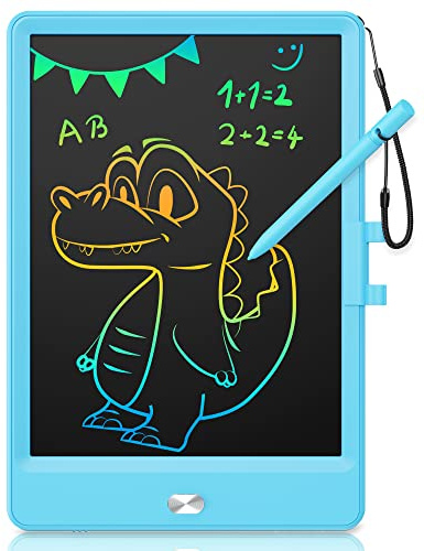 KOKODI LCD Writing Tablet 8.5-Inch Colorful Doodle Board, Electronic Drawing Tablet Drawing Pad for Kids, Educational and Learning Kids Toys Gifts for 3 4 5 6 7 8 Year Old Boys and Girls(Blue)