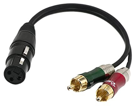 XLR Y Splitter PatchStromkabel, XLR zu Stereo Stecker Adapter Audio StromStromkabel