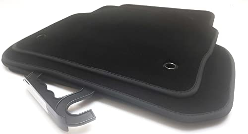 Fußmatten Land Rover Discovery Sport (L550) Velours Autoteppich Matten Original Qualität 4-teilig, Schwarz