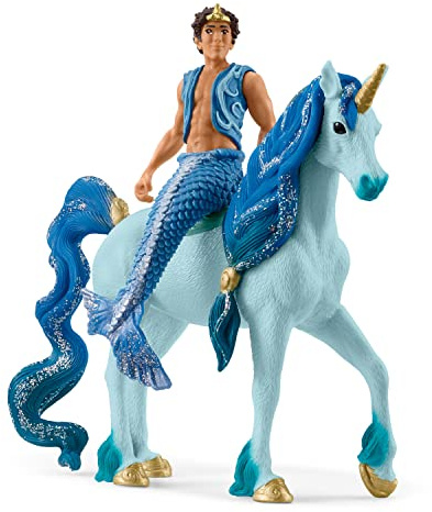 SCHLEICH BAYALA | Aryon auf Einhorn 70718 | detailgetreue, Fantastische Figuren | tolles Geschenk für Mädchen und Jungen | wunderschöne Sammelfiguren | Spielfigur ab 5 Jahren | Set aus 2 Teilen