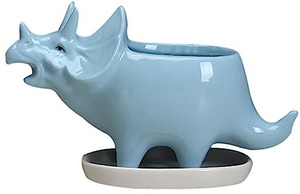 Milisten 1Stk Blumenhalter dekorative Außendekoration saftig Pflanzgefäß im Freien Jetons Zimmerpflanzentöpfe fleischiger Blumentopf Setzlinge Aufzuchtbecken Keramik Vase