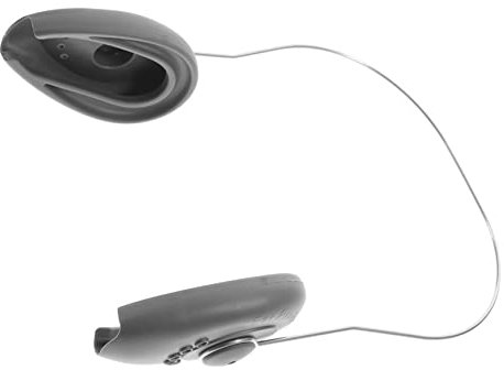 MAGICLULU Copriorecchie Silicone Nero Anello in Metallo, Protezione dal Calore senza Sbavature, per Chioma a Casa e Salone