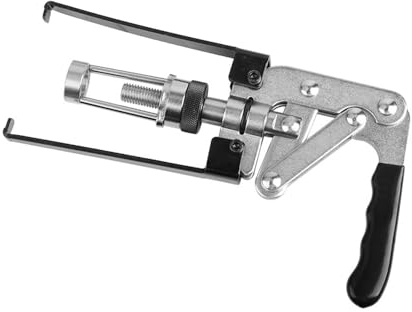 Shkalacar Ventilfeder Spanner, Ventilfederspanner mit Zwei Krallen und die Wärmebehandlung, Autoventile Federentferner Drucktyp Noniuszange Entfernung Installer Werkzeug Universal, Schwarz