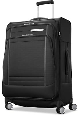Samsonite Uplift Softside Luggage with Spinner Wheels, Black, Checked-Large 29-Inch, Uplift Softside Luggage with Spinner Wheels