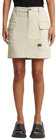G-STAR Minifalda Cargo para Mujer, Beige (Dk Brick D25235-d715-1214), 26W