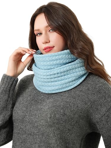 DonDon Schal Damen Winter Winterschal Strickschal Loop Schal Schlauchschal