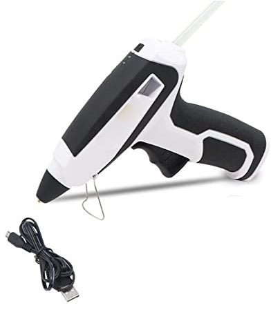 Pistola per colla a caldo senza fili Pistola per colla a caldo senza fili Pistola per colla a caldo ad alta temperatura con batteria Pistola per colla al silicone per riparazioni fai da te in ca