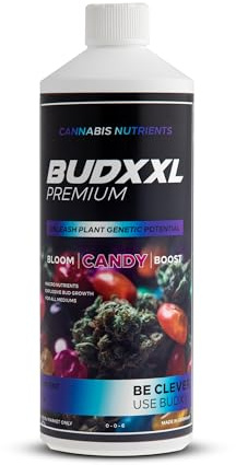 BUDXXL Candy Blüte Booster - Premium Grow Dünger für die Blütephase mit extra Phosphor und Kalium (1 Liter)