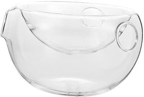 ELAYARD 1pieza Tazón De Ensalada Artístico De Diseño y Efecto De Contenedor Transparente Para y