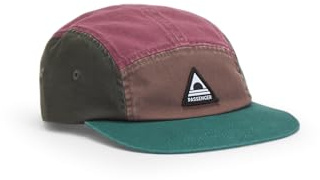 Passenger Fixie Recycled 5 Panel Cap (UK, Alpha, One Size, Grape Multi)
