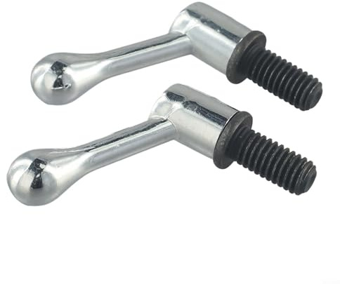 LUCKCDUO Milling Machine Accessories 2PC Adjustable Fixed Handle with Thread Design