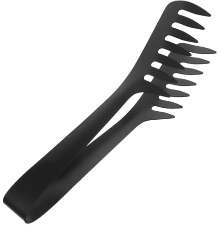 BEBEMOKO Pinzas Para Pasta y Espaguetis Metálicas y Duraderas Para Servir y Bufés