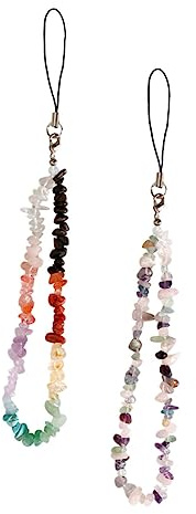 SHINEOFI 2stücke Delikate Handykette Mit Perlen Anti-rutsch Smartphone Lanyard Multifunktionale Schlüsselband Und Handycharms Bunte Farbauswahl Für Vielfältige Anwendungen