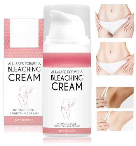 Skin Bleaching Cream for Intimate Areas, Skin Lightening Cream, Skin Whitening, Dark Spot Corrector for Body, Moisturizing Lotion with Natural Extracts for Underarms, Knees, Elbows,Thighs,Bikini Line