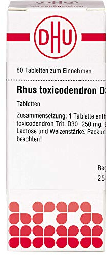 DHU Rhus toxicodendron D30 Tabletten, 80 St. Tabletten