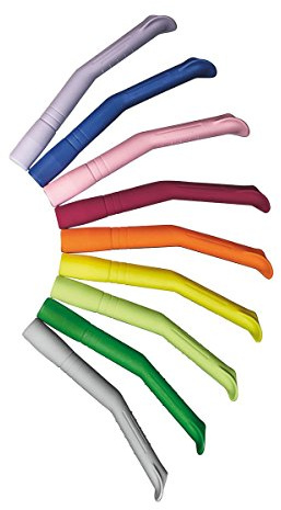 Dental - 10 beccucci universali per l'aspirazione dei dentisti, diversi colori