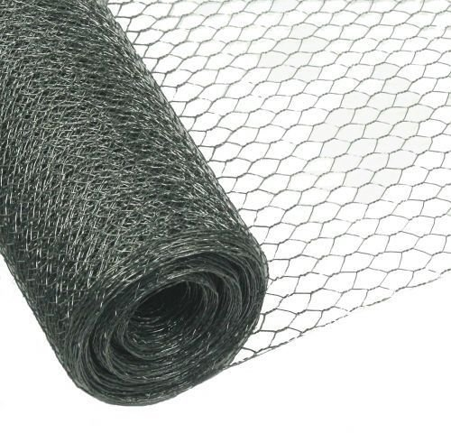 Garmix Rollo de 25 metros alambre de malla hexagonal alambre Aves Valla Valla Malla 0.7 mm 13 mm (150cm)