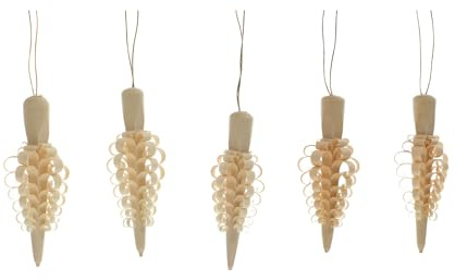 Rudolphs Schatzkiste Baumbehang Spanzapfen 8 cm Höhe 8cm NEU Weihnachten Spanbaum Baumschmuck Holzschmuck Holz Seiffen Erzgebirge Strauchbehang Dekoration
