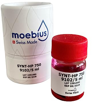 Moebius Synt-HP 750 9102 special synthetic red oil 5 ml for watch parts
