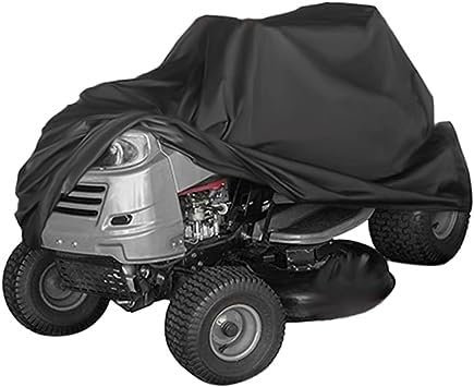 BOTIZR Accessori for la Copertura del trattorino Tosaerba da Equitazione con Custodia Universale Resistente all'Acqua Antipolvere Portatile da Esterno Nero(Size:L)