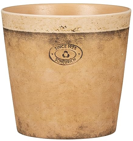 Scheurich Toscana, Vaso da fiori in ceramica, colore Toscana Luminoso, diametro 14 cm, altezza 11,2 cm, 1,3 l Vol.