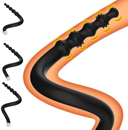 Douche anale Enema pour hommes, Douche anale pour rapports anaux avec 12 trous, Jouet sexuel portable en silicone Douche intime et système de clystère pour femmes (S)