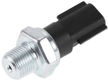 VekAuto Sensor De Presión De Aceite Del Motor Para Chrysler 300 05-10 | Para Chrysler 300M, Pacifica, Para Dodge Avenger, Caravan, Metal/Plástico, Negro/Plateado, 6.3X3Cm, 1 Pin, Reemplazo Directo