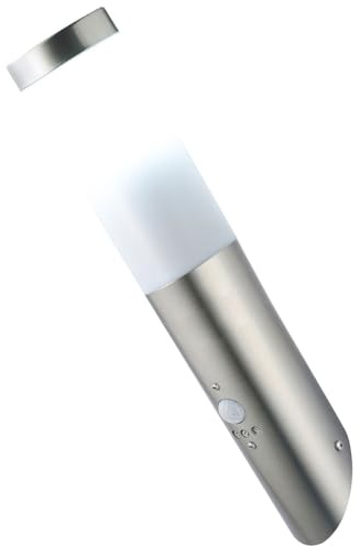 Wandleuchte aussen E27 aussenlampe mit Bewegungsmelder Edelstahl Lampe Wand Aussenbeleuchtung Hauswand außenwandleuchte Wandlampe Außenlampe