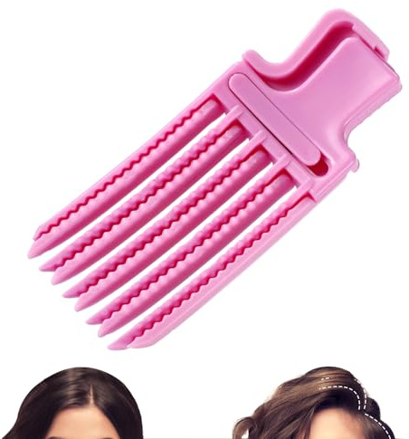 Lyreh Pince à Cheveux Volumisantes, Peigne Volumateur pour Racines Peigne Coiffant pour Femmes Pince à Cheveux Volume Outil Volumateur Franges Duveteuses (Violet)