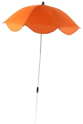 MagiDeal Décor de Parapluie extérieure Cauve, Jaune Orangé