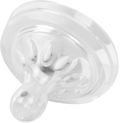 Ciuccio per latte materno – Ciuccio, petalo in silicone per capezzolo naturale al seno, attacco biberon a collo largo, da viaggio, allattamento a casa