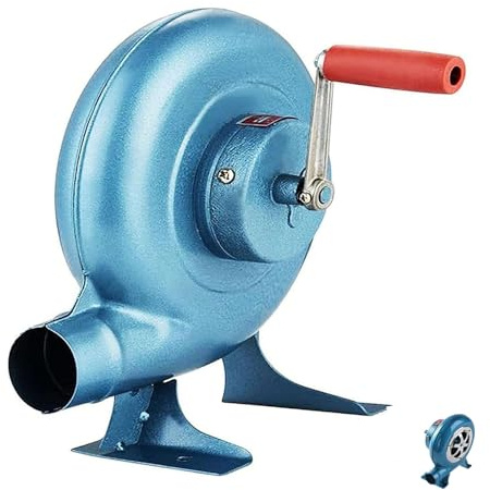 UQACHG Soffiatore Gonfiabile per Barbecue Commerciale Iron Gear Popcorn Manual - Soffiatore Manuale Iron Gear per Barbecue, Accenditore per Carbone, Soffiatore per,80W