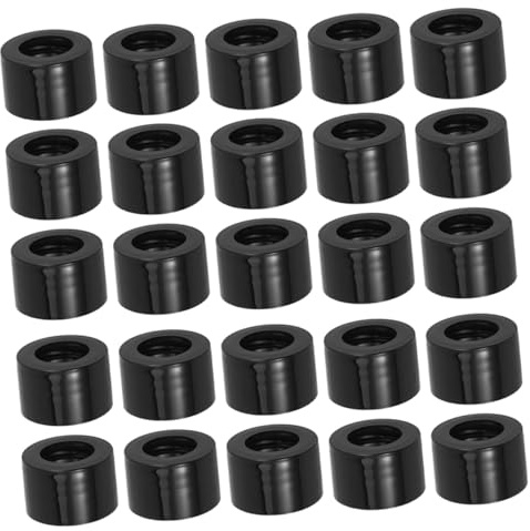 Hemobllo 200pièces Bouchons Pour Flacons Compte-gouttes Bouchons Pour Huiles Essentielles Avec Trou Filetages Pour Diffuseur Huiles Parfum