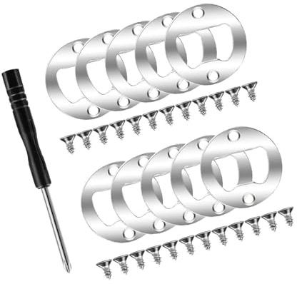 BEALIFE Kit d'ouvre-bouteille rond avec tournevis, matériel en fer durable pour bouteille, tire-bouchon, pour cuisine, restaurant, bière, vin