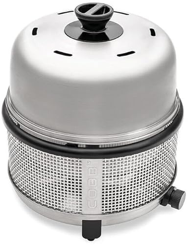 COBB Premier+ Gasgrill 30 mbar für Außensteckdose inkl. Griddle+ & Kochbuch Gratis