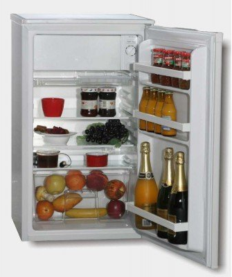 ROMMER F-130 A+ - Nevera combi (Independiente, Blanco, Derecho, Vidrio, 100 L, N-ST)