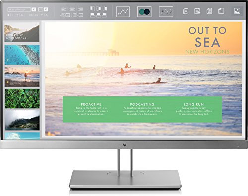 HP EliteDisplay E233 (23 tum/Full HD) Business monitor (VGA, HDMI, DisplayPort, USB 3.0, svarstid 7 ms, 60 Hz) silver