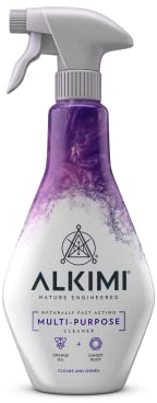 ALKIMI Multi-Purpose Cleaning Spray, 500ml – Nature-Engineered All-Purpose Cleaner with Anti-Bacterial, Anti-Fungal and Degreasing Properties – Powerful Natural Antibacterial Cleaning Spray